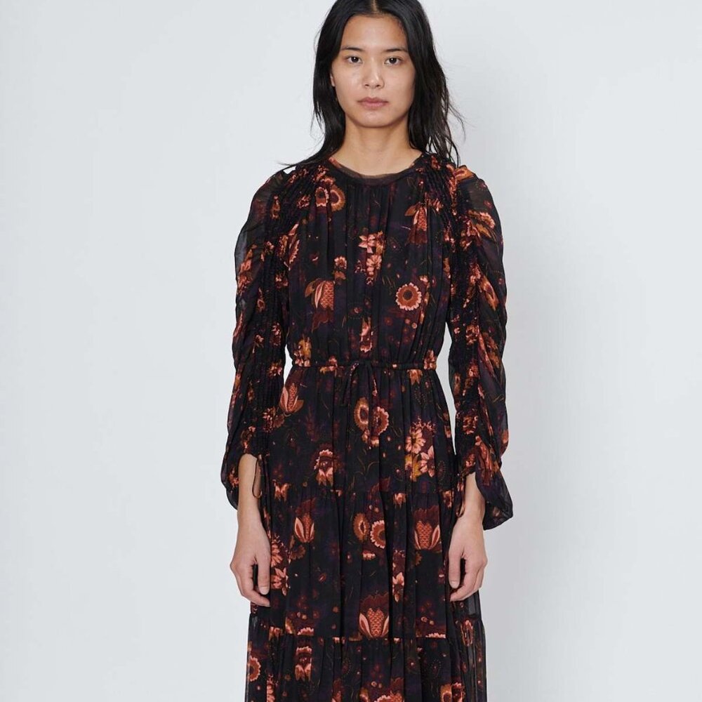 Ulla Johnson Noelle Dress in Valerian, Size 6